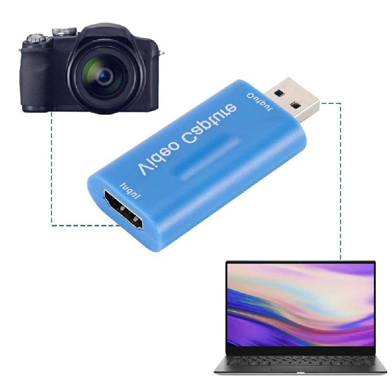 Camera Recording Live Streaming Blue Show