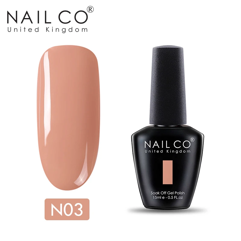 N03 NAILCO УФ светодиодный Гель-лак для ногтей smalto Полупостоянный unghie живопись гель лак Manicura permanente замочить от ногтей Гель-лак художественный - Цвет: N03