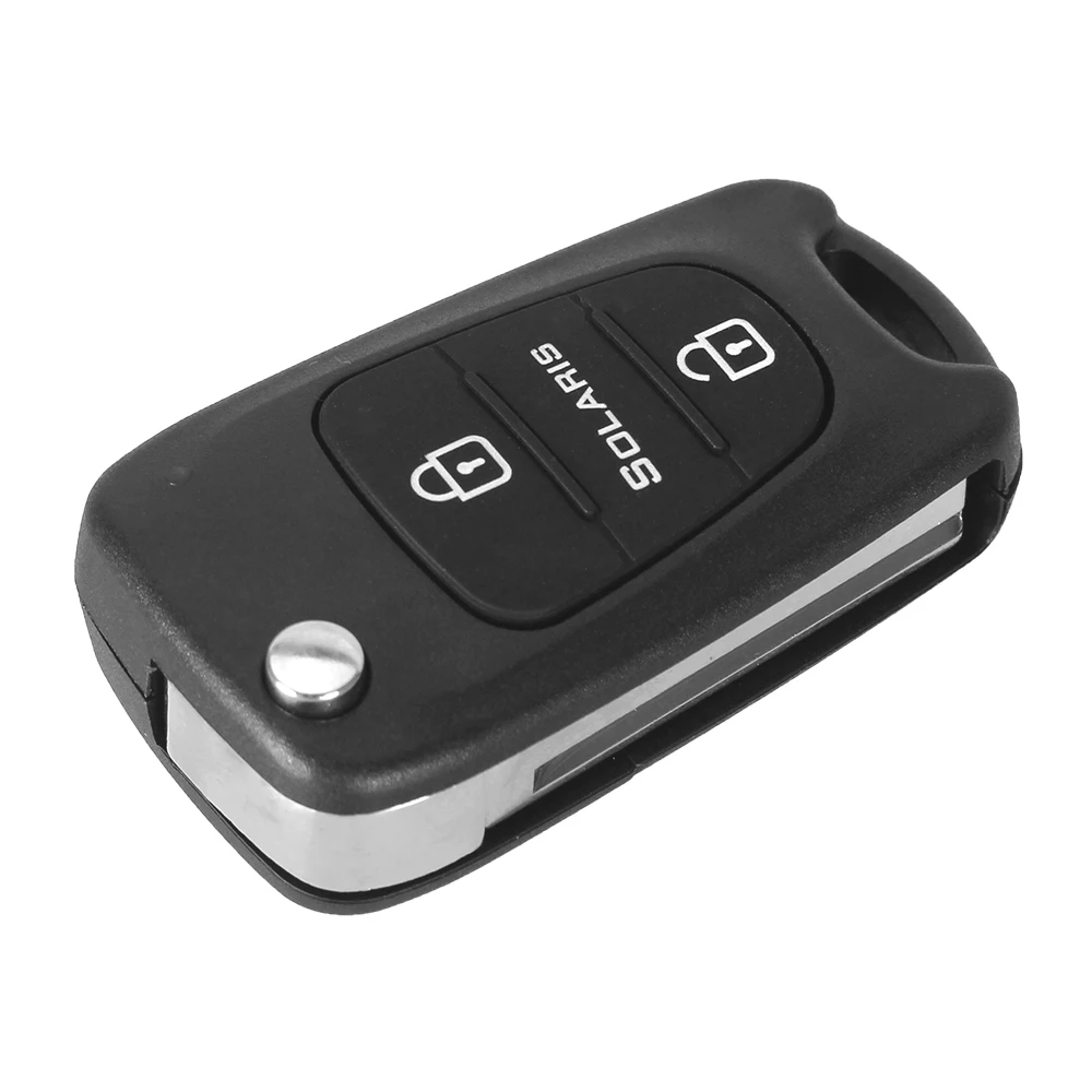 Запасной ключ KEYYOU с 3 кнопками откидной складной чехол для автомобильного ключа