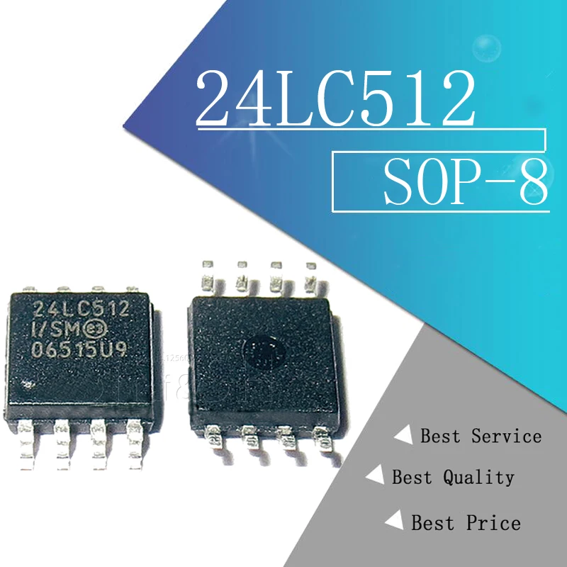 5 шт. 24LC512 I/SM SOP 8 в наличии can pay|p p|c c |