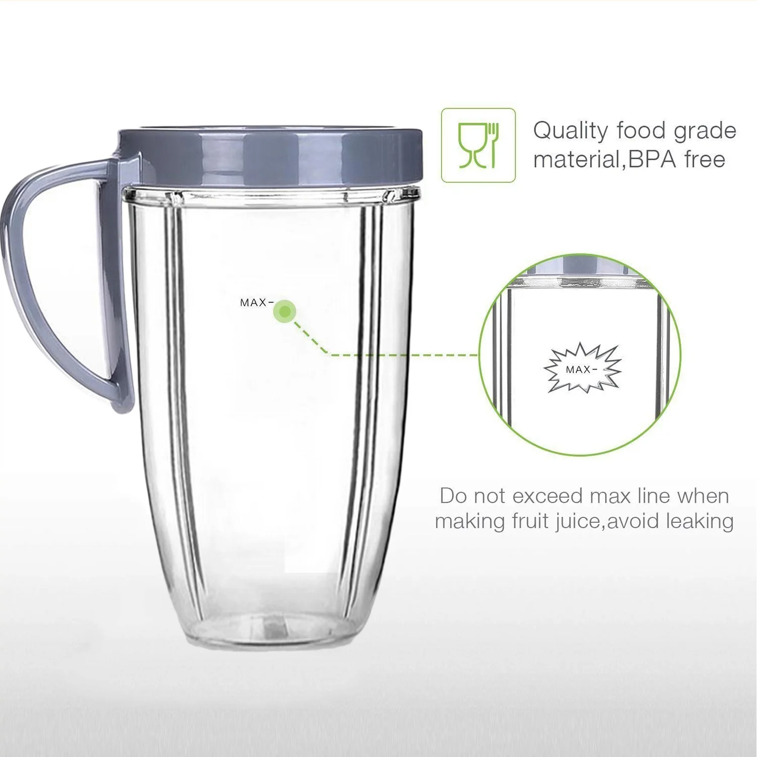 1 шт. чашка 32 унции сменные детали с поперечными лезвиями аксессуары для блендера