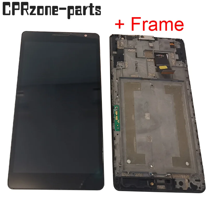 

6.1" Black / White + Frame For Huawei Ascend Mate MT1-U06 LCD Display with Touch Screen Digitizer Sensor Panel Assembly