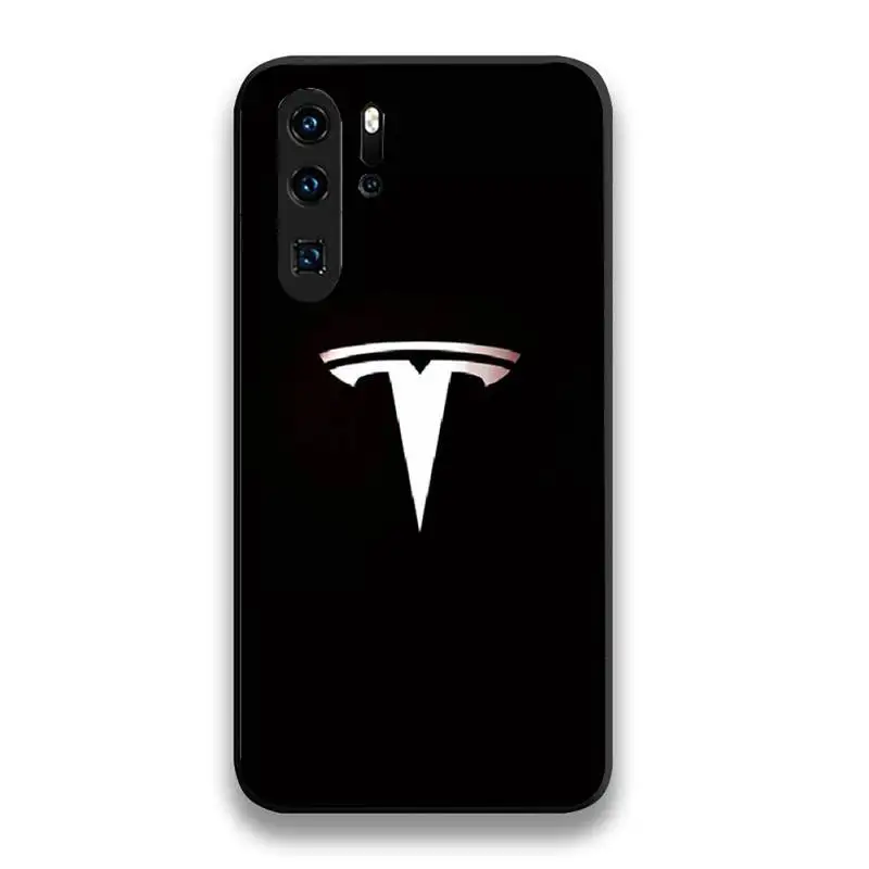 

Luxury Car Tesla Phone Case For Huawei Mate 10 20 Lite Pro X Honor Play Y6 5 7 9 Prime 2018 2019 Cover