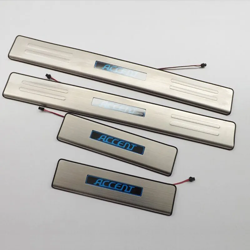 4 шт. автомобильные наклейки на пороги со светодиодной подсветкой|Буксиры и