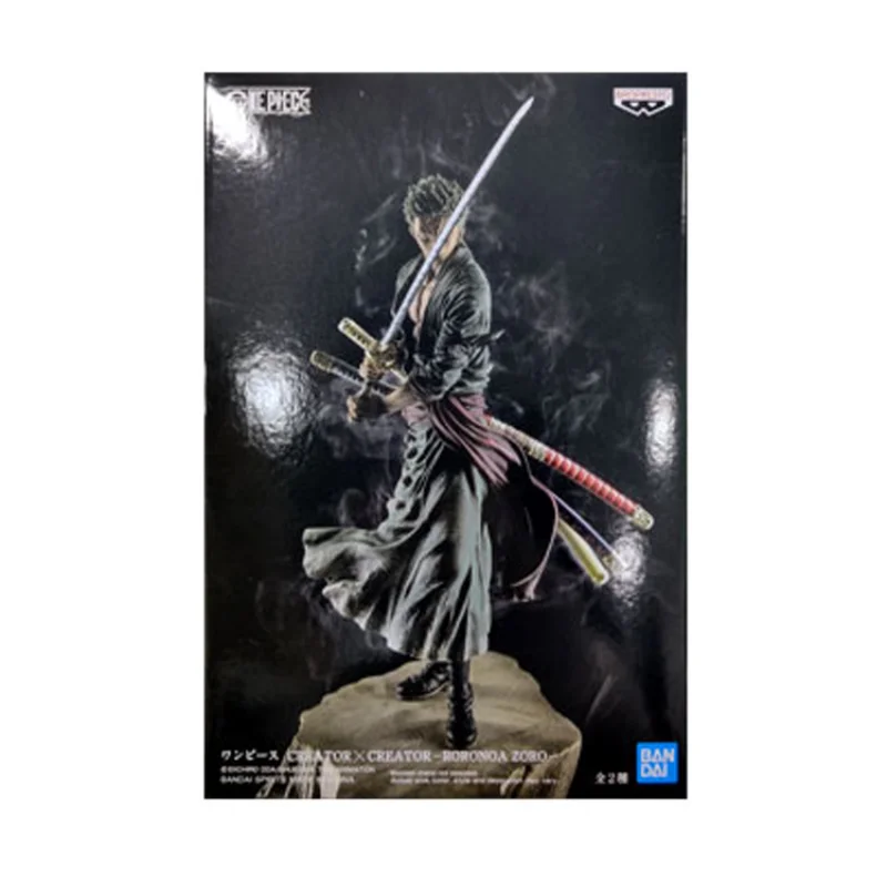 

20CM Anime One Piece Stylist Photographer Roronoa Zoro Ver.A Original Bandai Scenery Figure A Birthday Gift for A Friend
