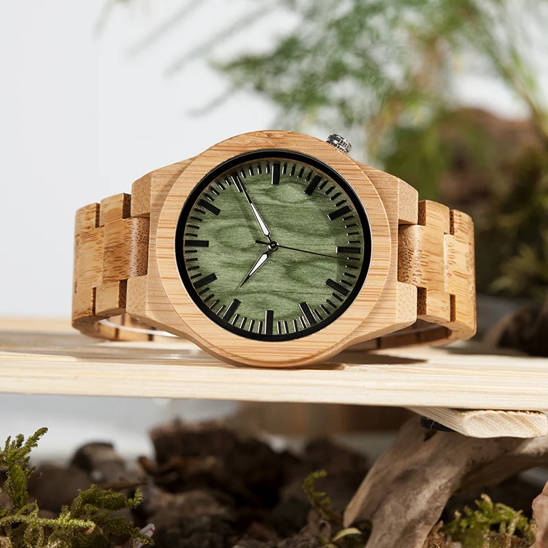 BOBO BIRD B22 мужские бамбуковые деревянные часы relogio masculino Ghost Eyes деревянный ремешок светящиеся Аналоговые часы с подарочной коробкой