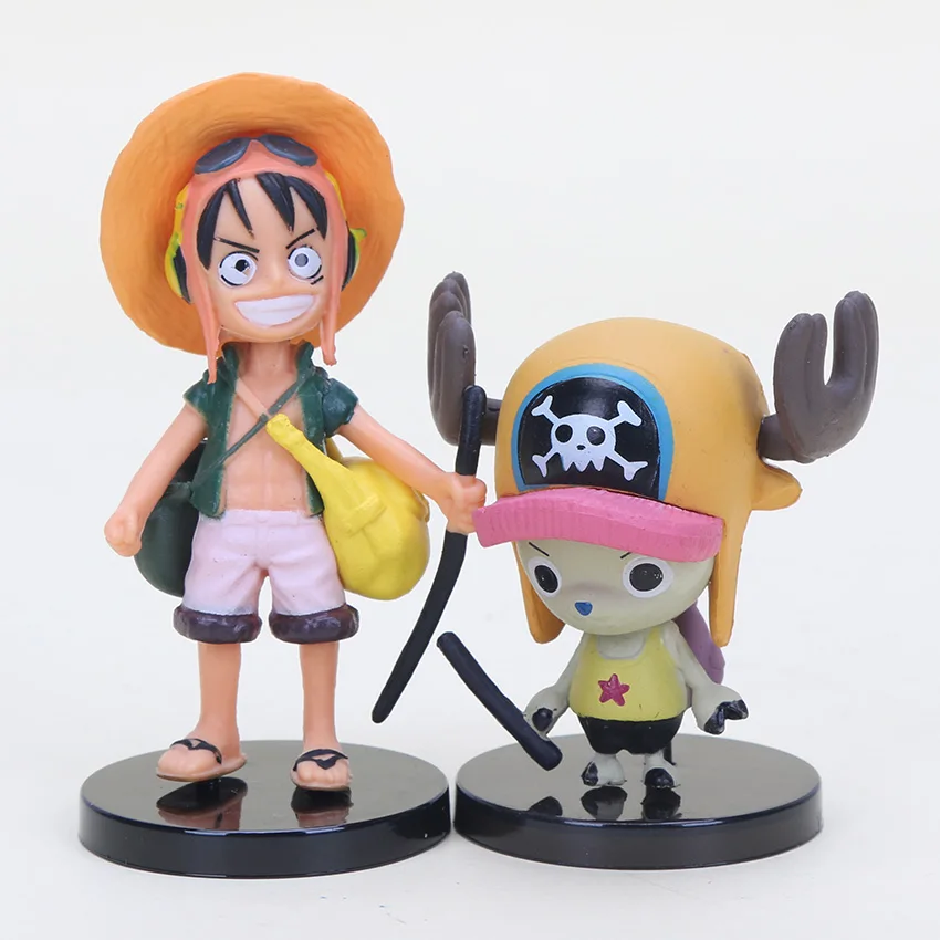Аниме Одна деталь Набор фигурок Зоро Nami Usopp с изображениями героев мультфильмов, модная одежда Тони Чоппер Нико Фрэнки Брук Луффи, игровые фигурки, модель игрушки