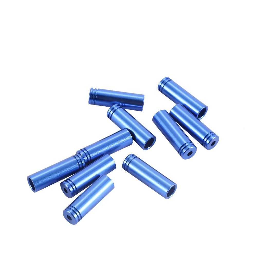 10 шт. велосипедные Кабельные заглушки алюминиевый сплав тормозной рычаг