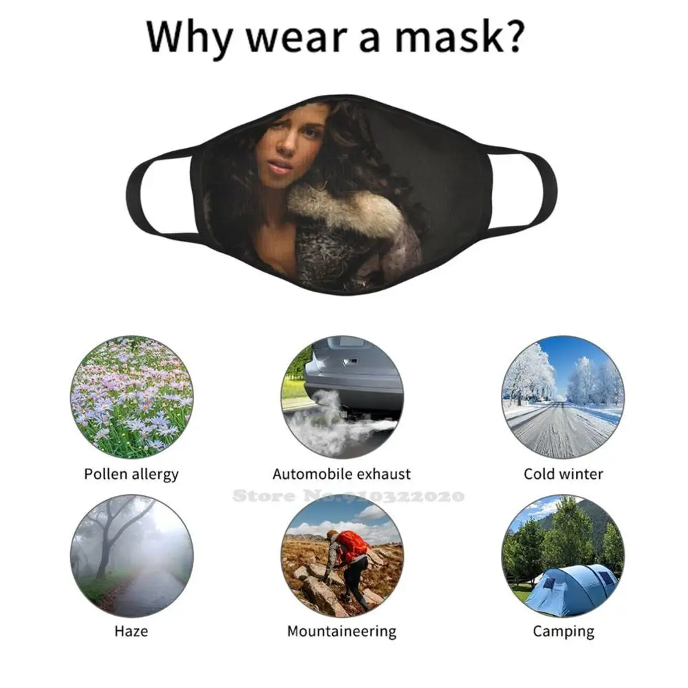 

Alicia Keys 16 Most Popular Song Writter Musician And Pianist Winter Spring Print Mouth Mask Alicia Keys 16 Most Popular Song