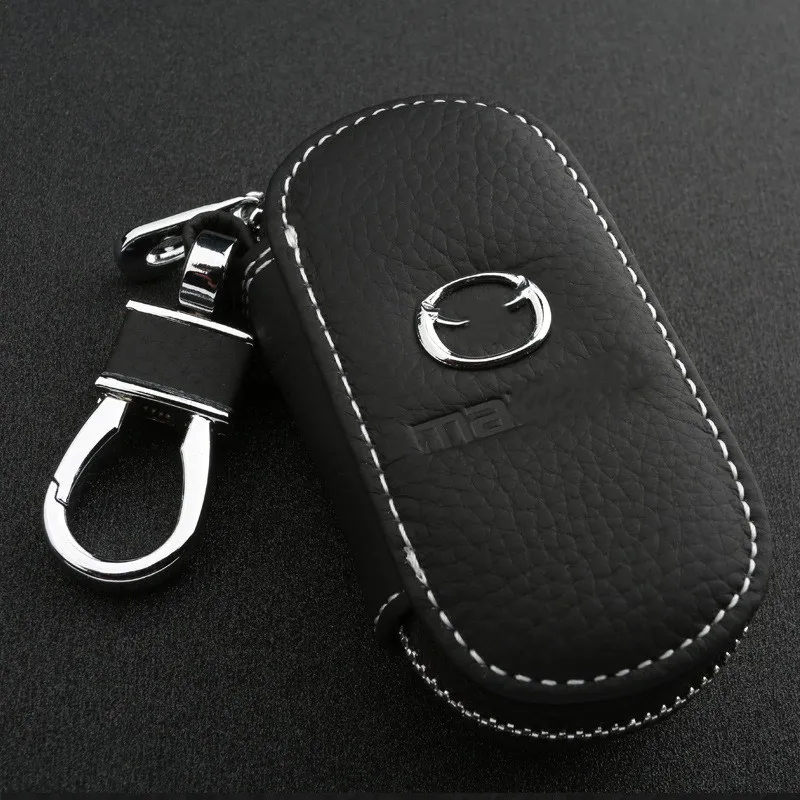 Подходит для универсальных автомобильных смарт-ключей кожаные кошельки ключей