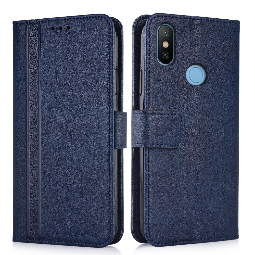 Чехол-книжка для Redmi S2 S 2 с ремешком на Y2 Y Xiaomi Y3 3 кожаный | Мобильные телефоны и