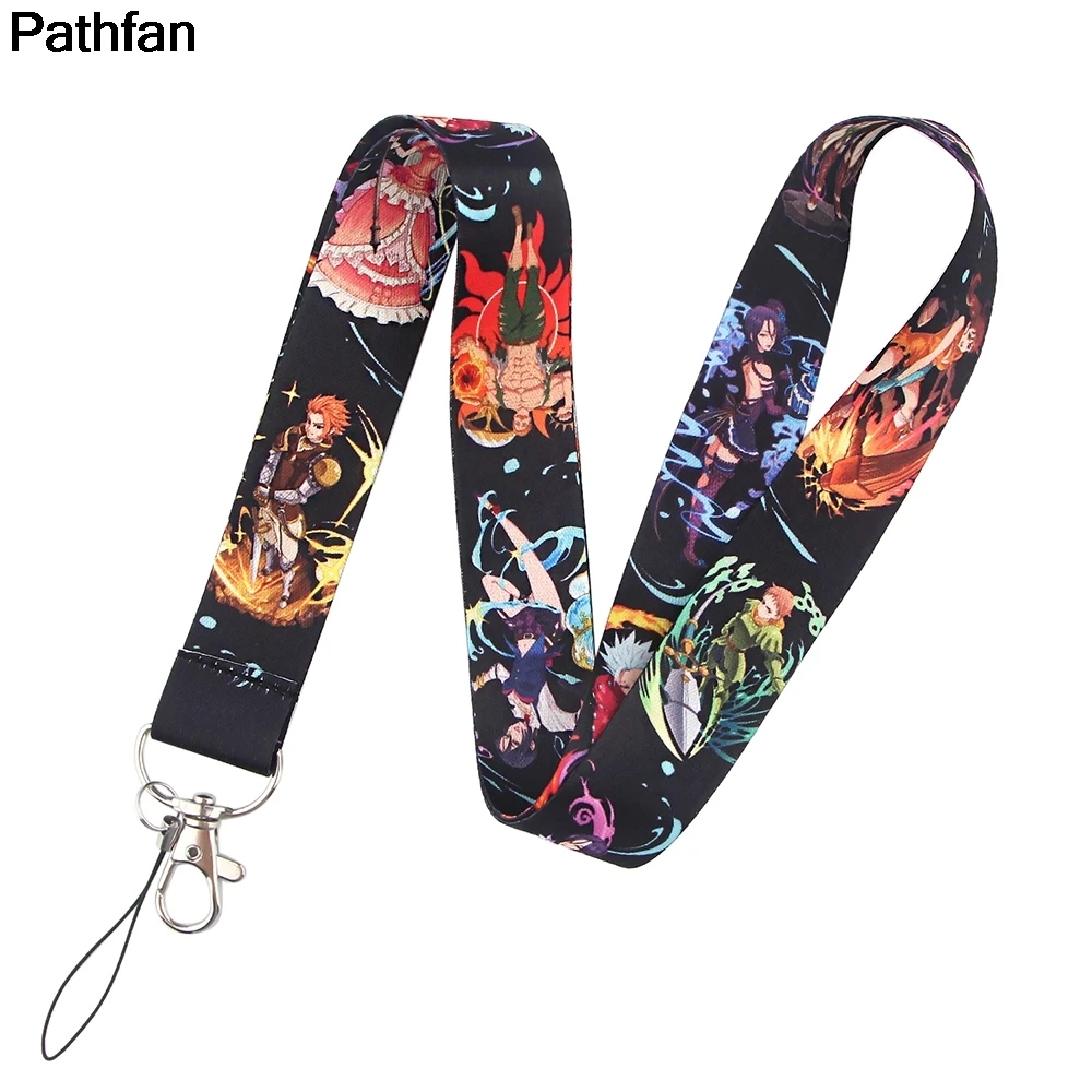 A4007 Patchfan аниме Kawaii ремешки ключи в мобильный телефон ремни карточка для ожерелья
