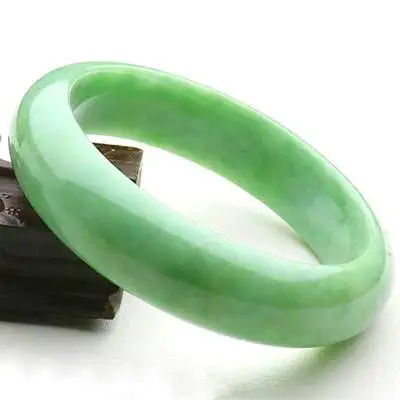 

Zheru Jewelry Natural Burmese Jade 54-64mm Bracelet Elegant Princess Jewelry Best Gift for Mother and Girlfriend