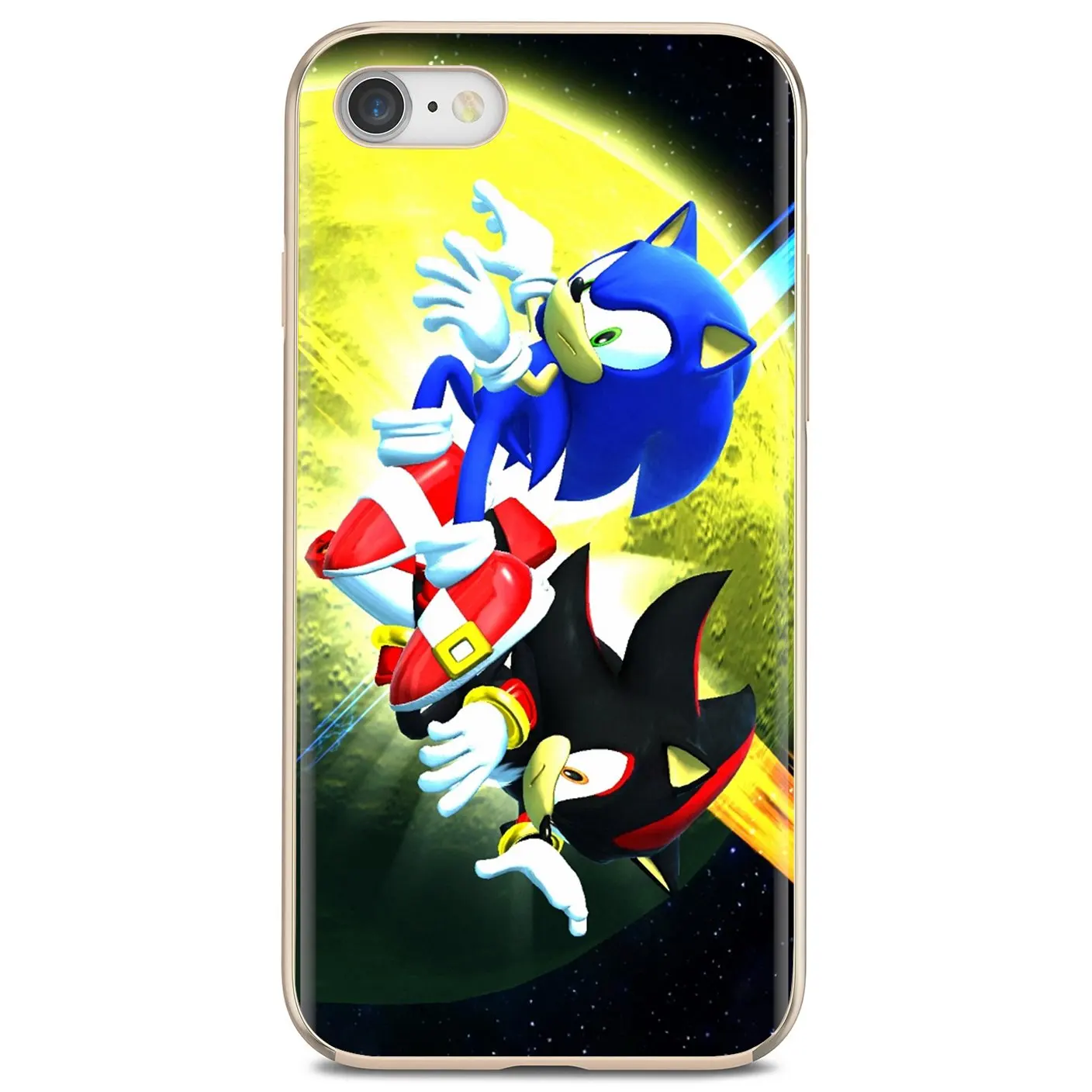 Силиконовый чехол для Samsung Galaxy S6 S10E S10 Edge Lite Plus Core Grand Prime Alpha J1 mini Silver Sonic The Hedgehog Shadow