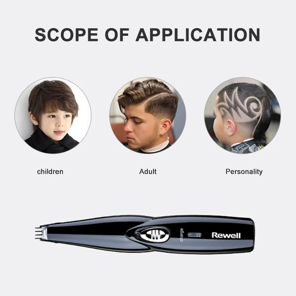 (Riwei spot) engraving mark line hair clipper for children adult retro hairstyle pattern small barber shop special | Компьютеры и офис