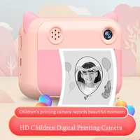 photographic instant camera for kids hd video camera with print paper child toys camera birthday gifts for kids