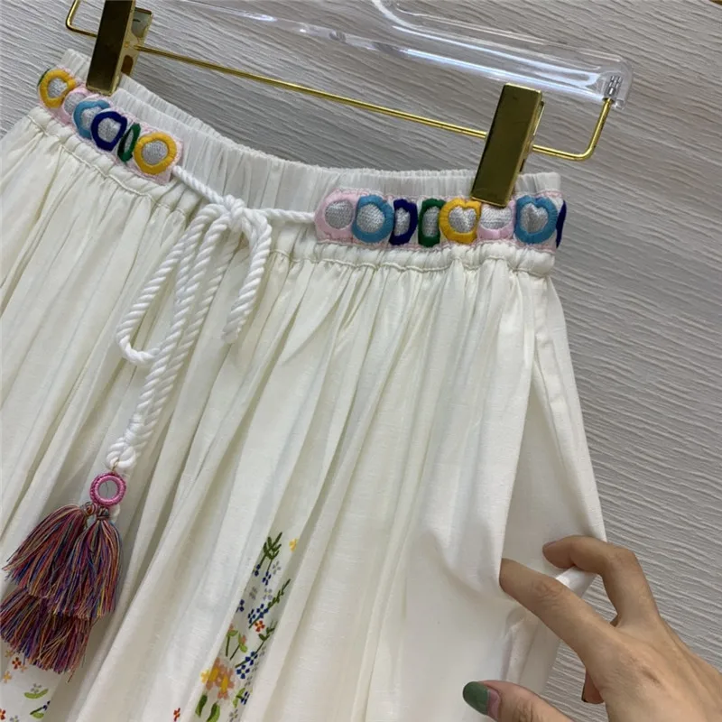 Женская юбка в этническом стиле подиумная винтажная осень 2020 | одежда