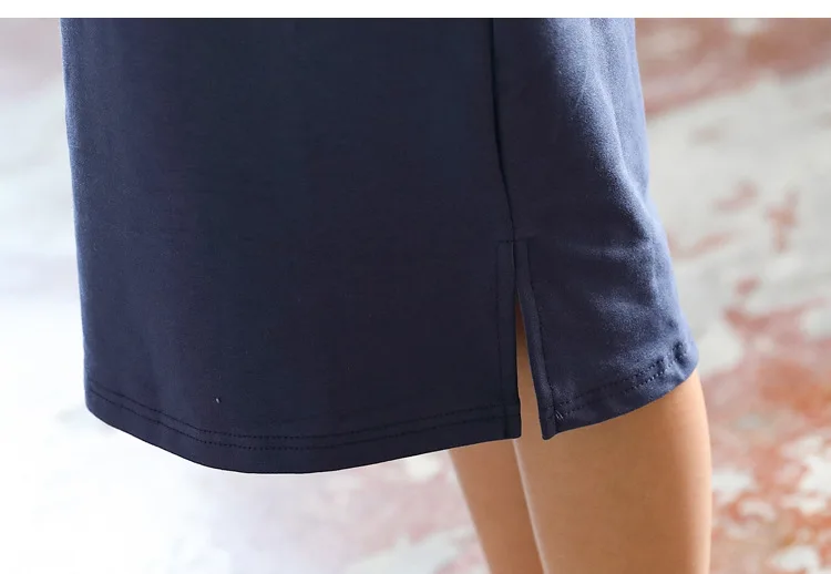 

Dresses for Girls Cloth Long Sleeve Korean Teen Hoodie Dress Blue Dress Girl Slim Costume Kid 4 5 6 7 8 9 10 11 12 13 14 15 Year