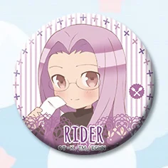 1 шт. 58 мм аниме fate stay night круглый железный Rin Rider Lancer mochila сабля булавки значки брошь