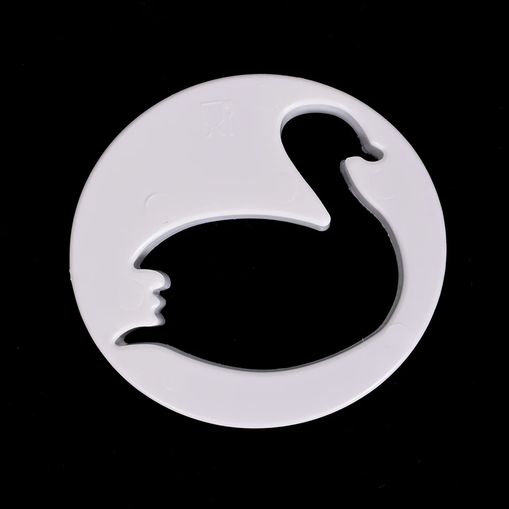 Новинка 1 шт. формочки для печенья элегантная форма лебедя Пластиковые