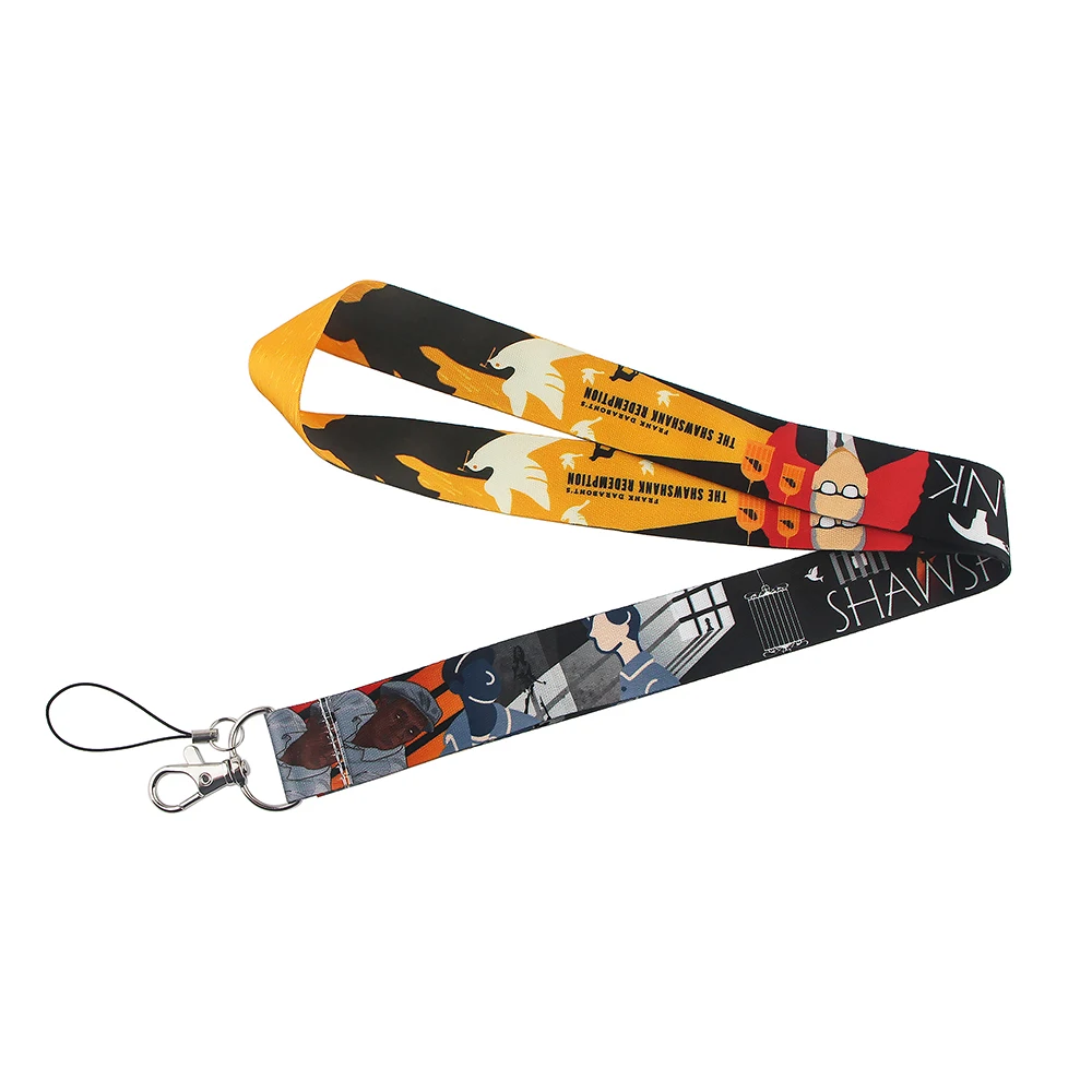 

HJ201 Movie The Shawshank Redemption USB ID Card Badge Holder Keys Strap Tag Neck Lanyard Mobile Belt For Friend