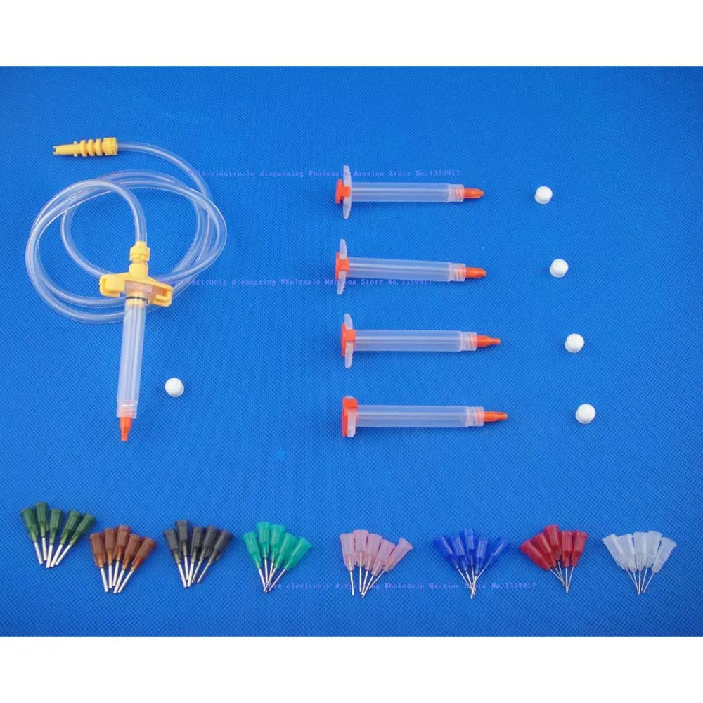 3cc шприц паяльная паста клей жидкий диспенсер и Дозирующий Наконечник иглы|tips