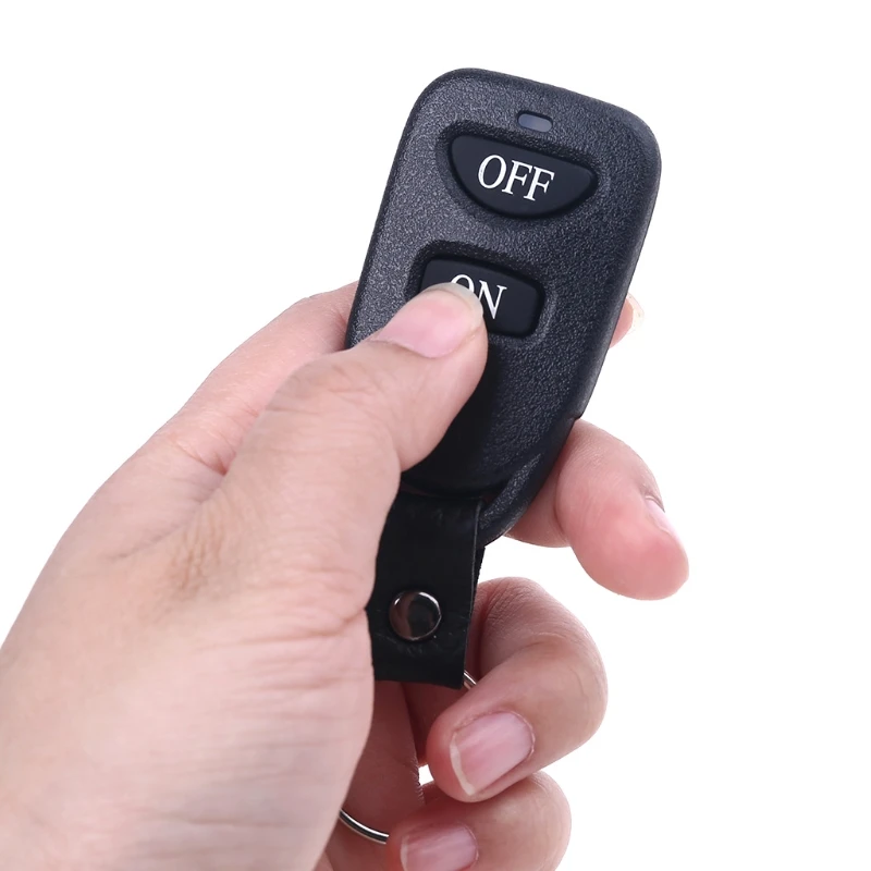 

85V-250V Wireless Remote Control Switch + 2pcs ON/OFF Keys 433Mhz Transmitter