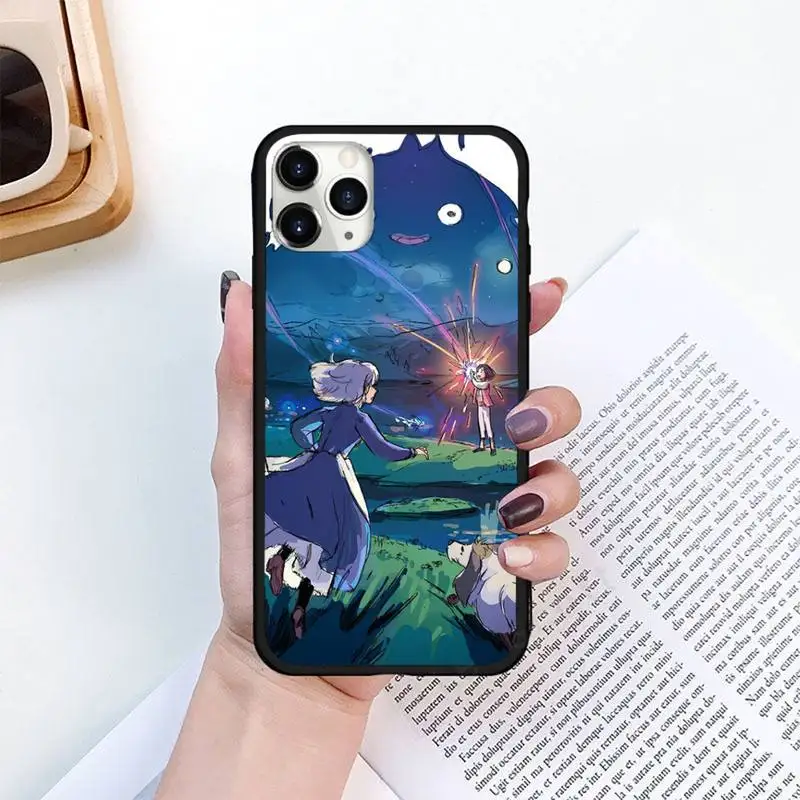 

Studio Ghibli Howl's Moving Castle Phone Cases for iPhone 11 12 pro XS MAX 8 7 6 6S Plus X 5S SE 2020 XR mini