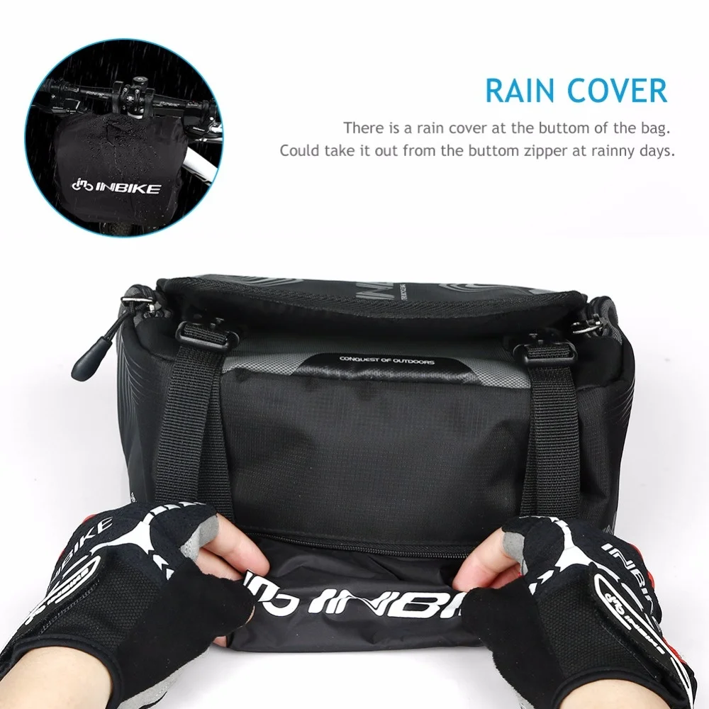 Водонепроницаемая сумка для велосипеда вместительный передний карман на руль