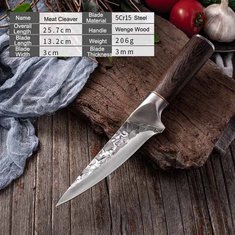 Кованый нож Liang Da ручной работы резец для мяса мясника шеф-повара из нержавеющей