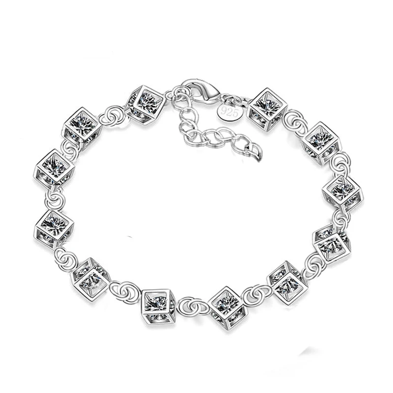 

Новое поступление 2021 модные ювелирные изделия iоты серебряного цвета браслеты посеребренные браслеты очаровательный браслет для женщин По...