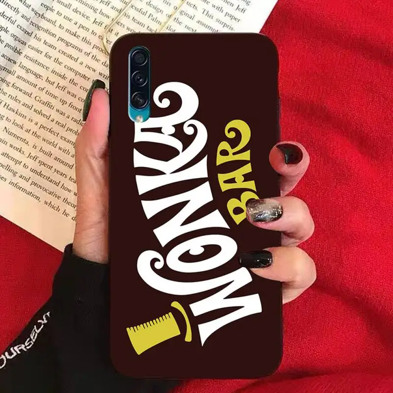 

Willy Wonka Bar With Golden Ticket Chocolate Phone Case for Samsung A51 01 50 71 21S 70 31 40 30 10 20 S E 11 91 A7 A8 2018