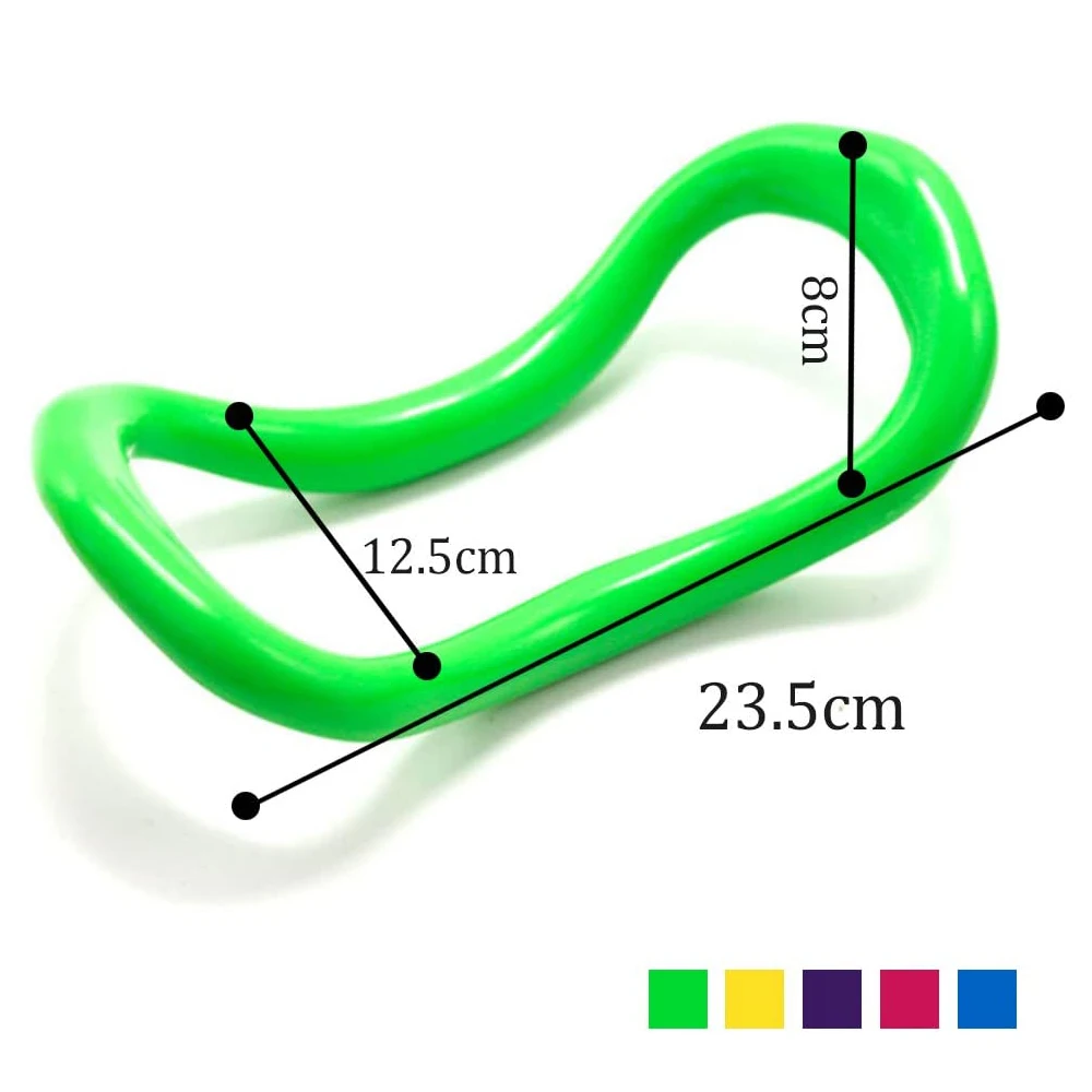 Набор из 2 колец для фитнеса кольцо йоги пилатеса тренировочное спины плеч рук