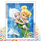 Набор для алмазной вышивки Принцесса, картины 5D сделай сам с полными квадратнымикруглыми стразами, Набор для вышивки крестиком, мозаика, украшение для дома