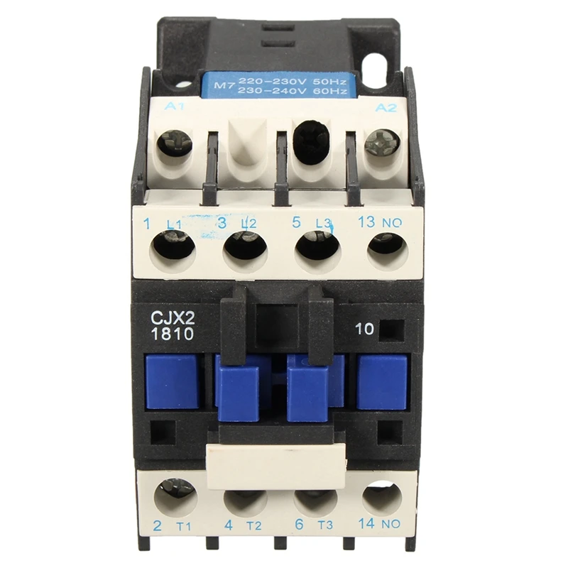 Контактор переменного тока 220 В катушка 18 А 3-фазное реле двигателя 1NO 50/60 Гц LC1 D1810