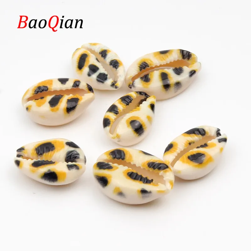 10pcs / Batch Of Handmade Creative Fashion Necklace Bracelets Painted Natural Conch Shell Gasket Beads DIY Craft Accessories | Украшения и