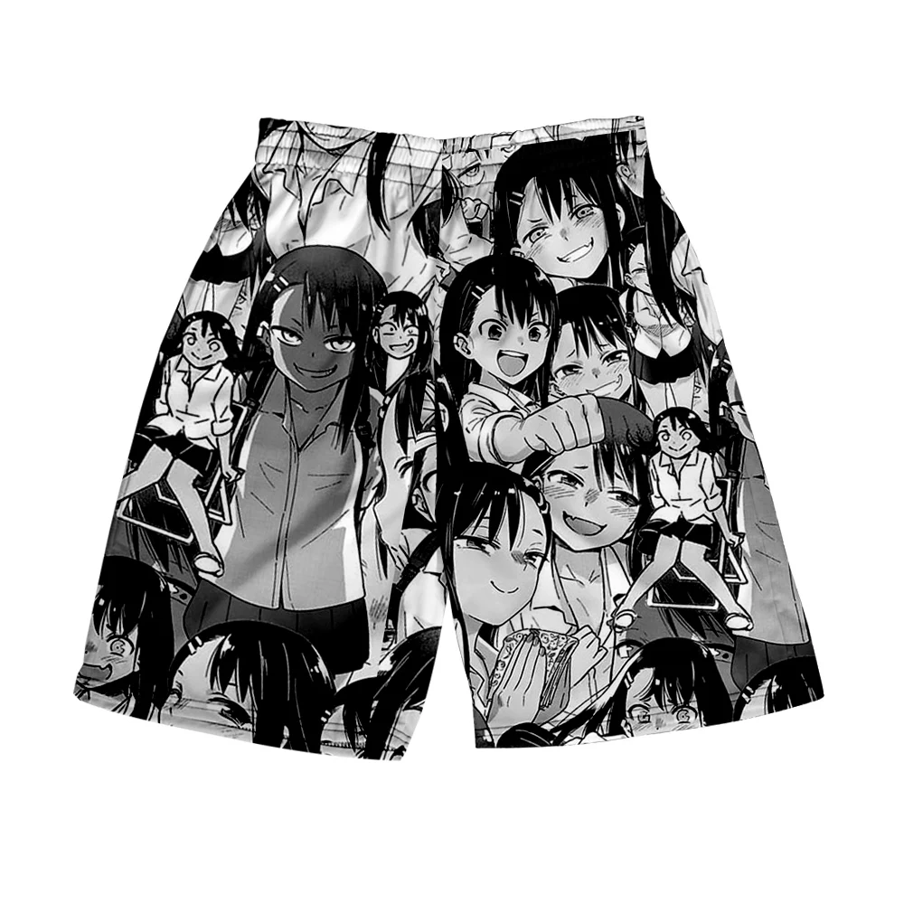 

2021 Childrens Beach Swimming 3D Cartoon Anime Summer Oversized Pants Swimwear Casual Streetwear Fashion Beach Shorts Pants