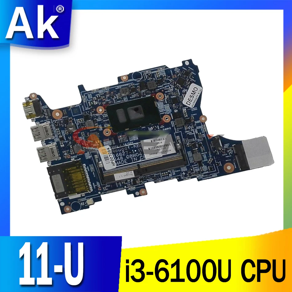 

Akemy 855721-601 855721-001 mainboard for HP Pavilion x360 Convertible 11-U Laptop motherboard i3-6100U fully Tested