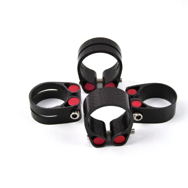 

Newest Mountain/Road bike full carbon seatpost clamp carbon bicycle seatpost clamp MTB bike carbon seat clamp parts Free shiping