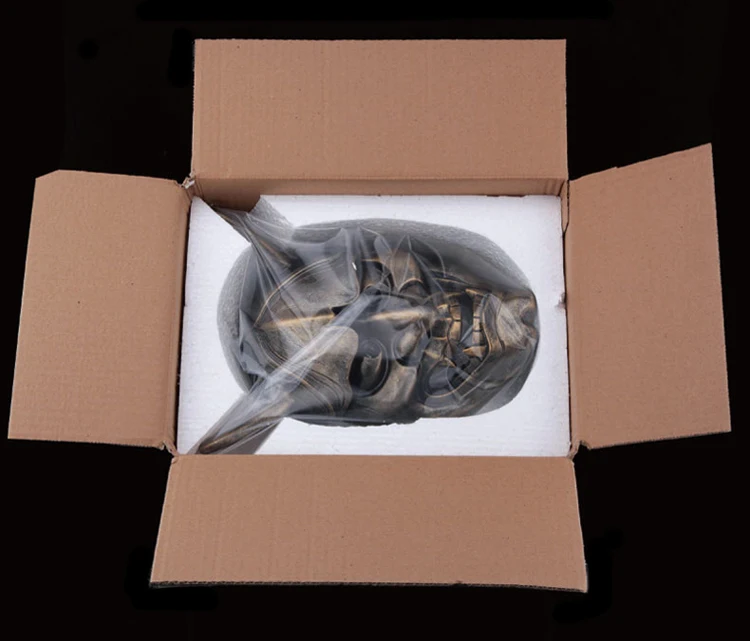 

GAMPORL Halloween Ghost Head Japan Prajna Mask Cosplay Resin Mask Full Face Scary Hannya Mask Masquerade Party Props Accessories