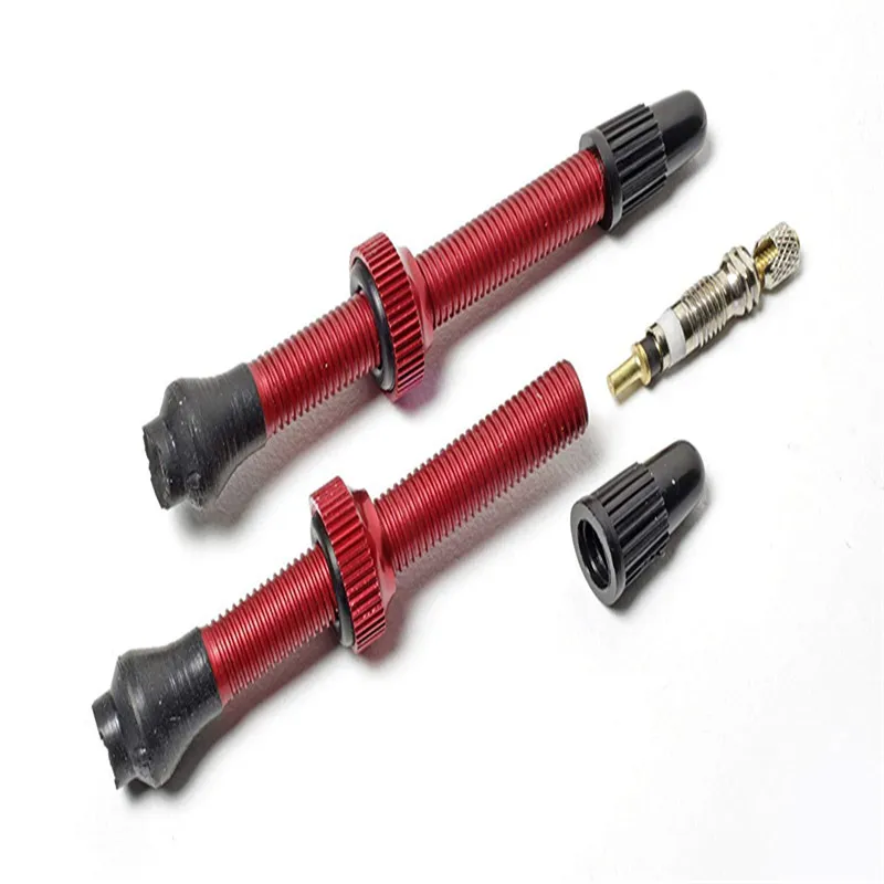 1 шт. без трубок бескамерные алюминиевые клапаны 50 мм MTB дорожный