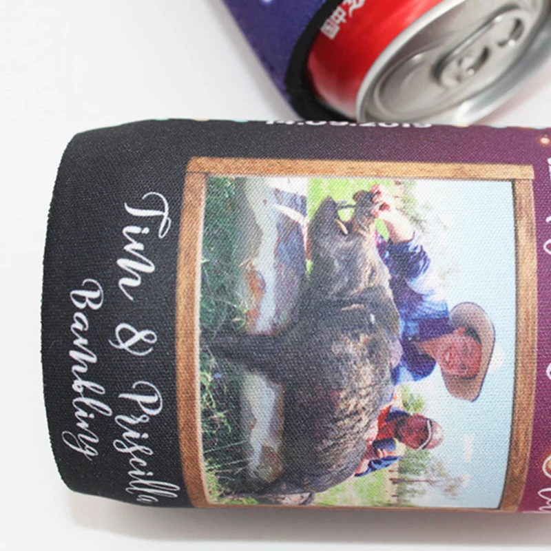 100 штук Пользовательский логотип 5 мм толщина неопрена Stubby кулеры пивной Стабби