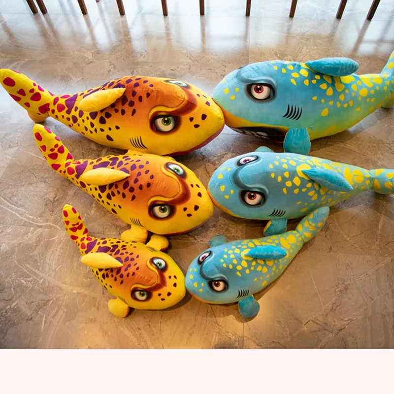 Акула плюшевые детские игрушки реалистичные успокаивающие мягкие животные для