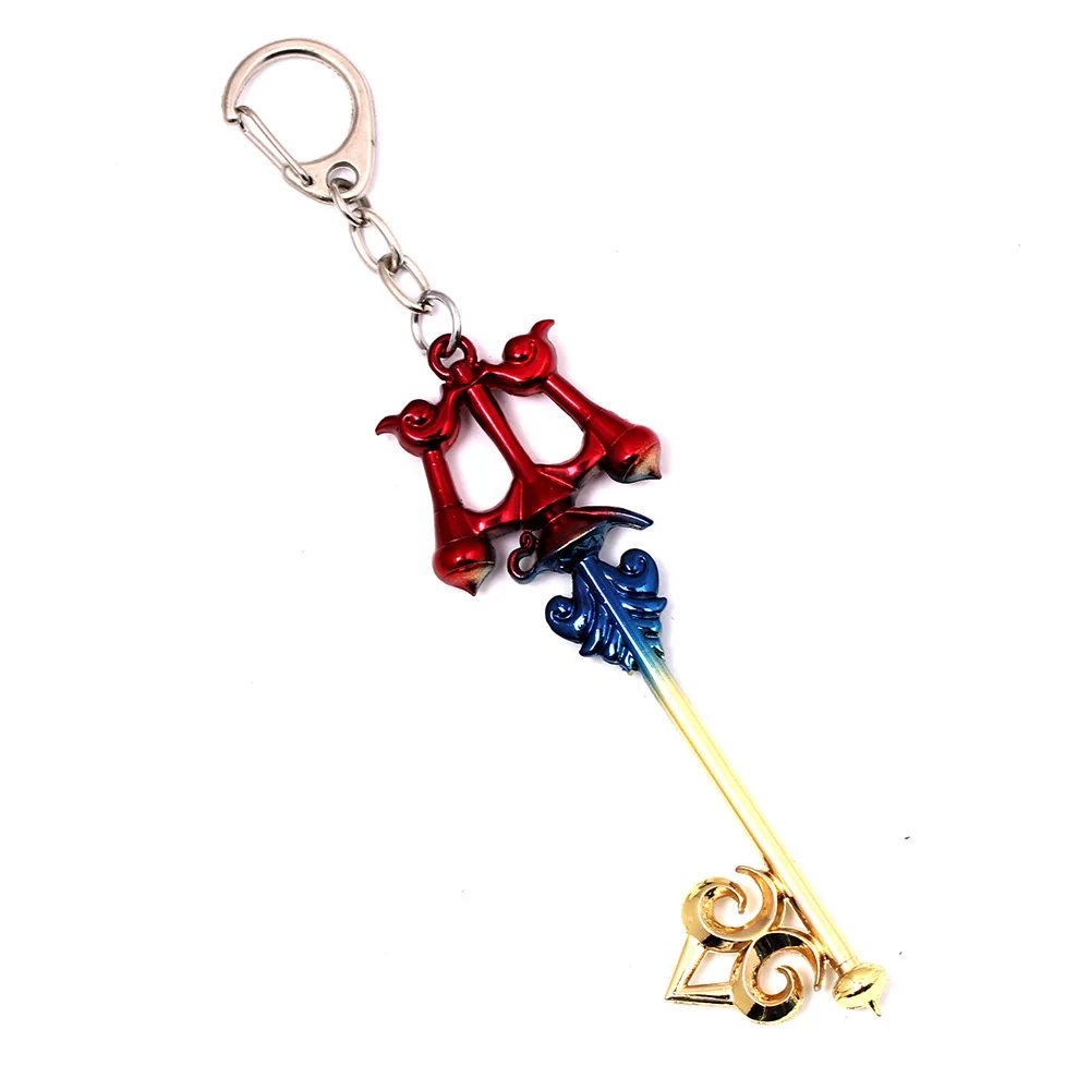 Kingdom Hearts8 Kingdom Hearts Sora ключ стиль брелок оружие золото металл ручной работы костюм Подвески Брелок - Цвет: Kingdom Hearts8