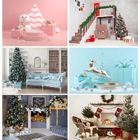 shuozhike christmas photography backdrops room tree party baby portrait photo background for photo studio props 20106zsd 06
