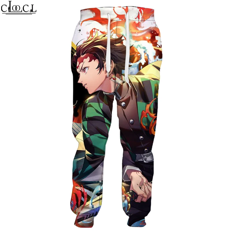 

CLOOCL Anime Demon Slayer Kimetsu No Yaiba Trousers 3D Print Men Women Casual Streetwear Fashion Sweatpants Drop Shipping