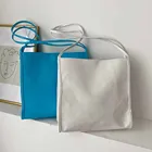 Женские Простые вместительные сумки на плечо, модные однотонные сумки из лакированной искусственной кожи для покупок, женские повседневные сумки через плечо