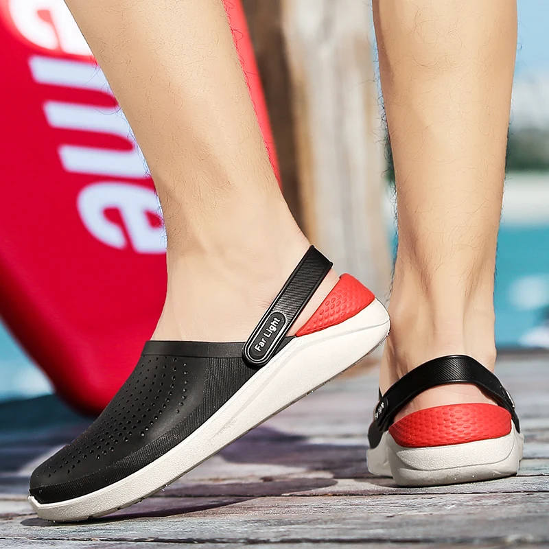 Мужская обувь Мужские сандалии Летняя Sandalias Hombre Садовые шлепанцы Sandalet Clogs Sandles