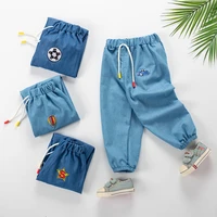 Baby Summer Pants New Cotton Jeans Children Thin Lantern Pants Kids New Kids Clothes Crawler Loose-Fit Pants