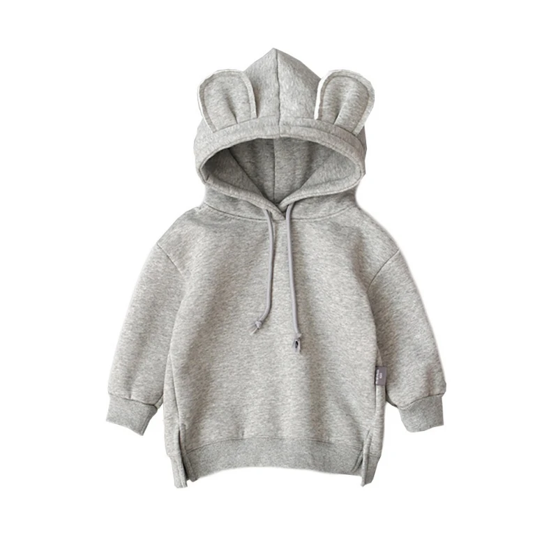 

Baby Girl Clothes Autumn Toddler Boy Girl Outerwear Casual Long Sleeve Ear Design Hoodie Sweatshirt Coat